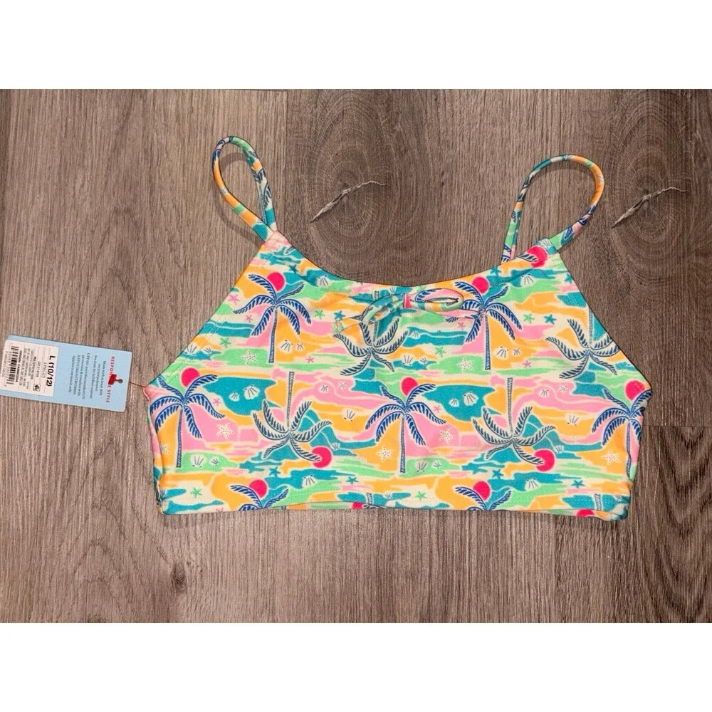 Cat &‎ Jack Bikini Top NWT L 10-12